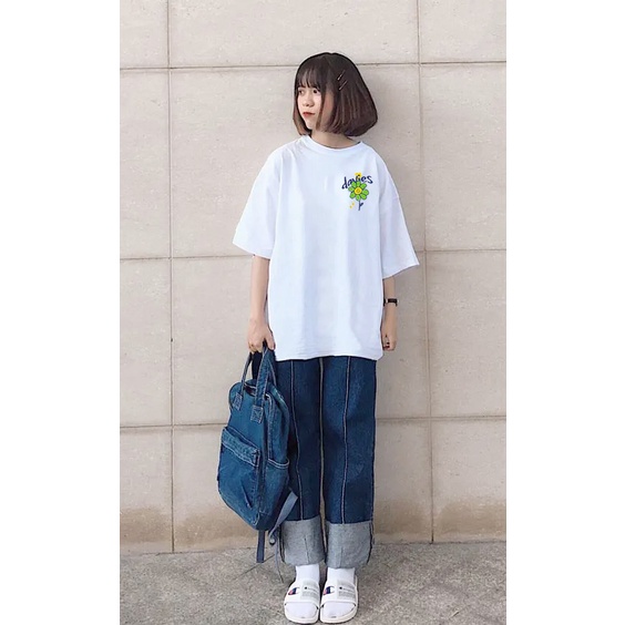 Áo phông unisex tay lỡ form rộng Devies Hoa đẹp vải dày mịn T3320