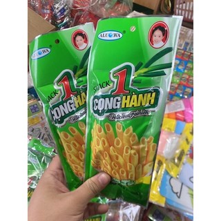 Combo 10, 30 gói snack que cay cọng hành