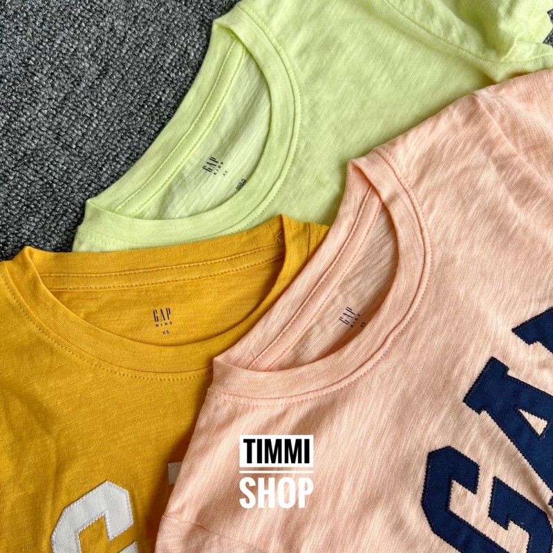 Áo Phông G.A.P Cộc Tay Cotton Xước Dư Xịn Bé Trai Bé Gái