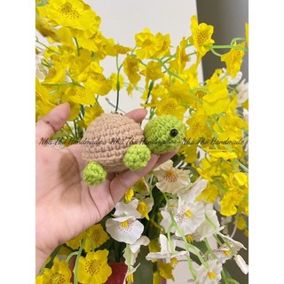 [ Handmade ] Móc khoá len con rùa