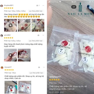 Móng úp HSM lẻ size phom chuẩn (size từ 5, 6, 7, 8, 9)