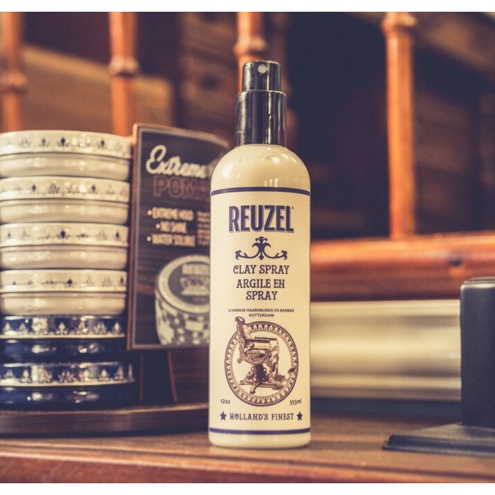Xịt tạo phồng Reuzel Clay Spray 355ml - New 2023 - Chính Hãng + Quà Tặng