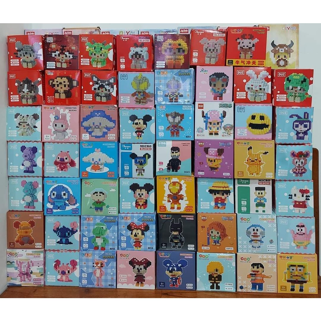 5 bộ 75k thế giới lego combo 5 bộ xếp hình đẹp  ngẫu nhiên, bộ nhân vật hoạt hình, lắp ráp mô hình giá rẻ,