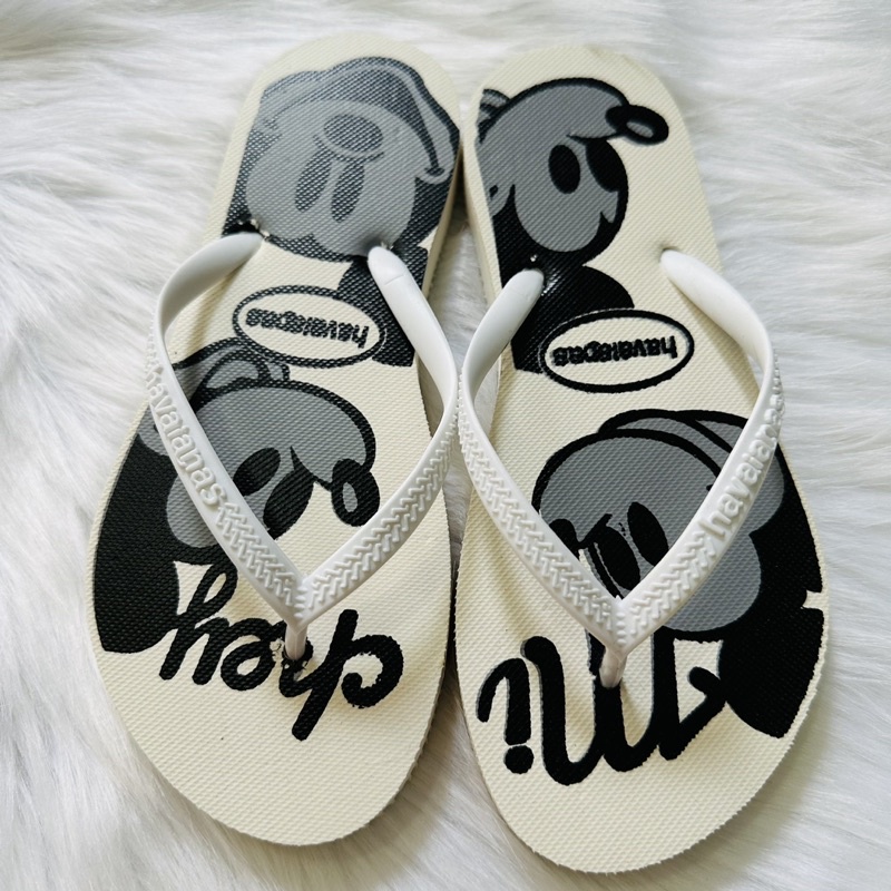 Dép kẹp havaianas nữ hình chuột mickey mẫu mới siêu hot hit đế chống trơn trượt