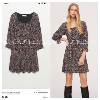 Đầm hoa nhí mango size xs | hàng chuẩn auth vợt sale | mango 17045921