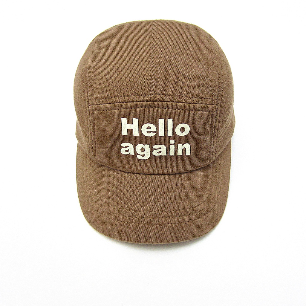Mũ lưỡi trai Miller trơn hello again size 50cm cho bé 18 - 36 tháng