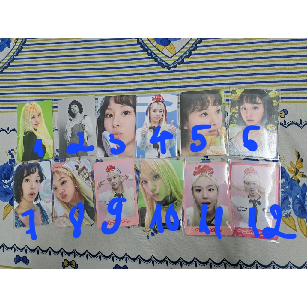 CARD BO GÓC DICON TWICE DAHYUN CHAEYOUNG JIHYO TZUYU