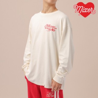 Áo thun dài tay MIXER "MIXER with Love" nam nữ unisex chất cotton cao cấp dáng basic