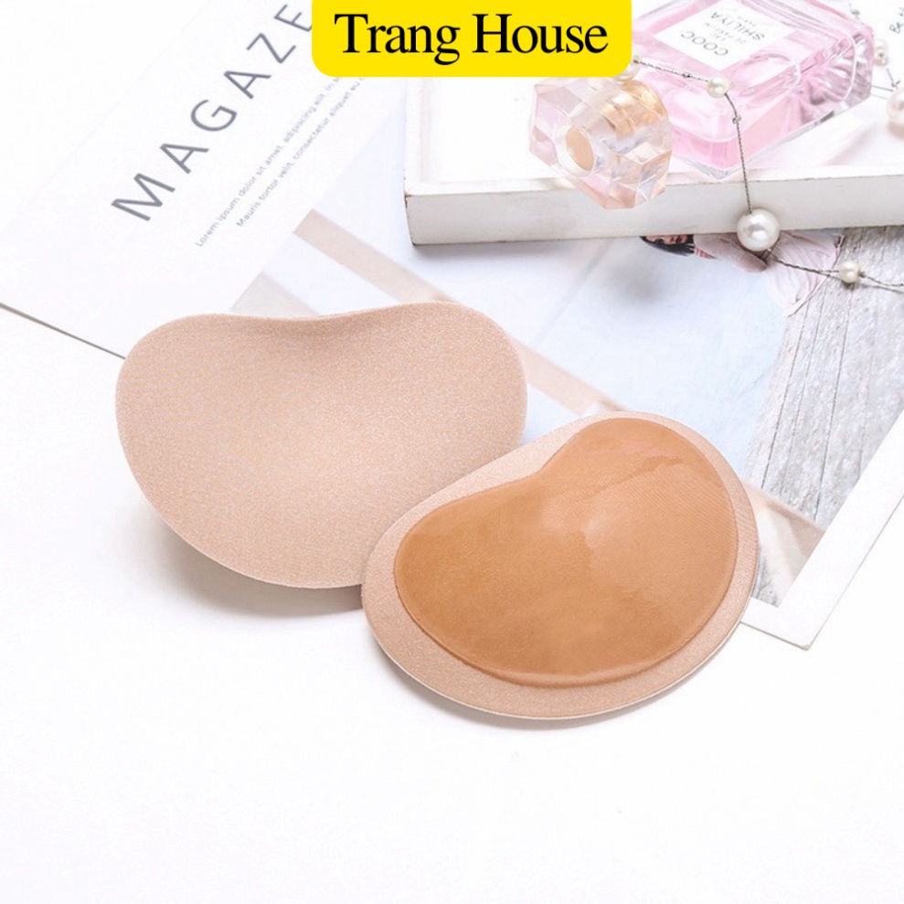 Đôi Miếng Dán Đệm Nâng Ngực , Siêu Đẩy Tạo Khe  - Đệm Dán Hình Tim - TRANG HOUSE