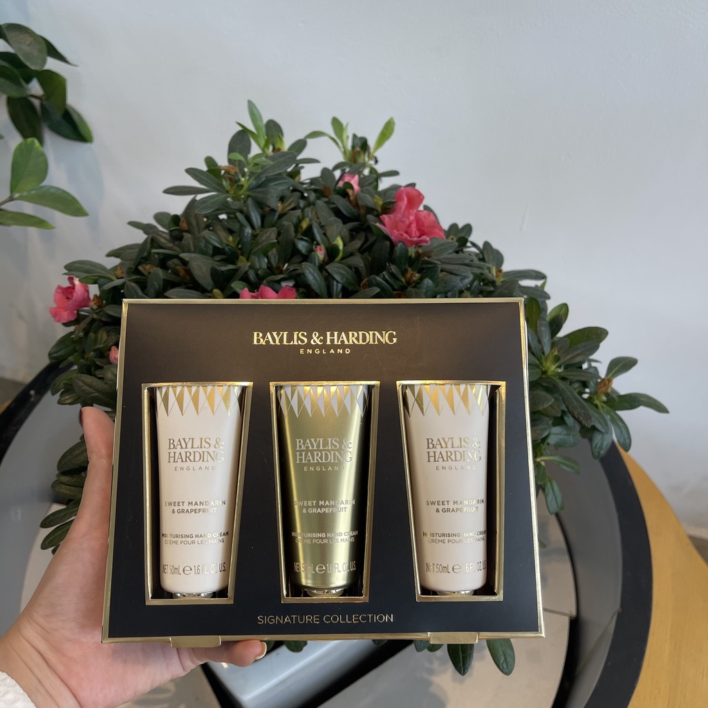 Set quà tặng Baylis & Harding Hand Cream Sets 3 tuýp kem dưỡng tay 50ml/tuýp