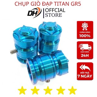 Chụp giò đạp titanlium gr5 tặng kèm ốc titan lắp mọi dòng xe cực chất