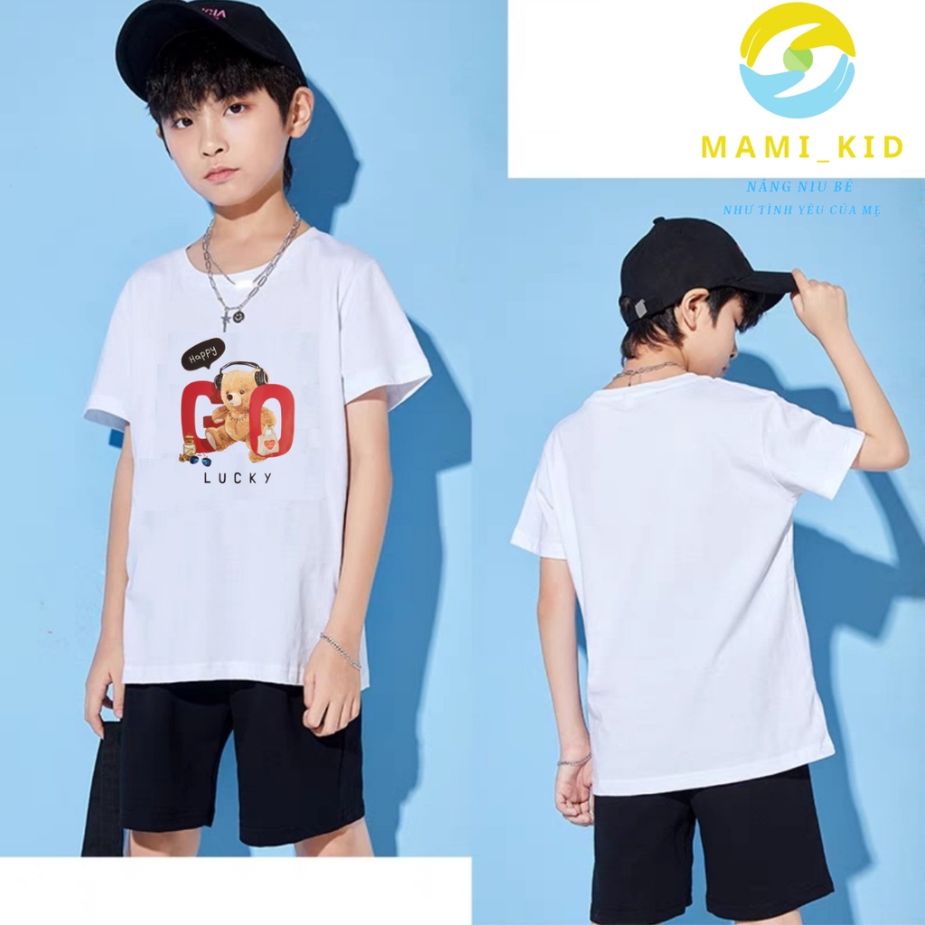 Bộ Đồ Bé Trai Size Đại Chất Thun Cotton 100% cotton siêu mát, thấm mồ hôi, hình xinh