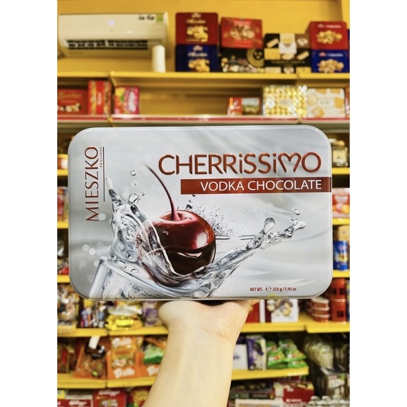 Chocolate MIESZKO Balan Cherrissimo socola Cherry nhân rượu 225Gram