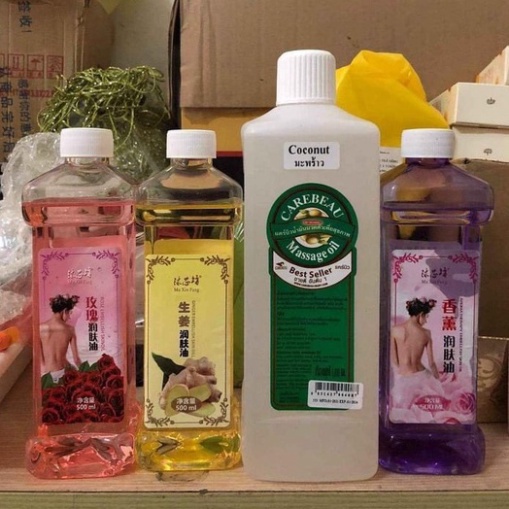 (Rẻ Nhất Shopee) Tinh Dầu Massage Body, Dầu Gừng, Lavender, Hoa Hồng Thơm Dịu Nhẹ, Trơn Tay | BigBuy360 - bigbuy360.vn