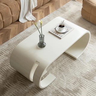 Bàn gỗ Roll trắng cao cấp | Roll Table