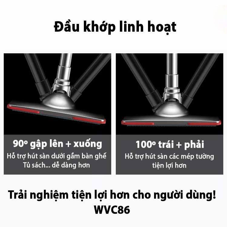 Máy hút bụi cầm tay gia đình SOKANY 3378 LOẠI CÓ DÂY công suất 2000W, lực hút 20000PA cực mạnh [BẢO HÀNH 12 THÁNG]