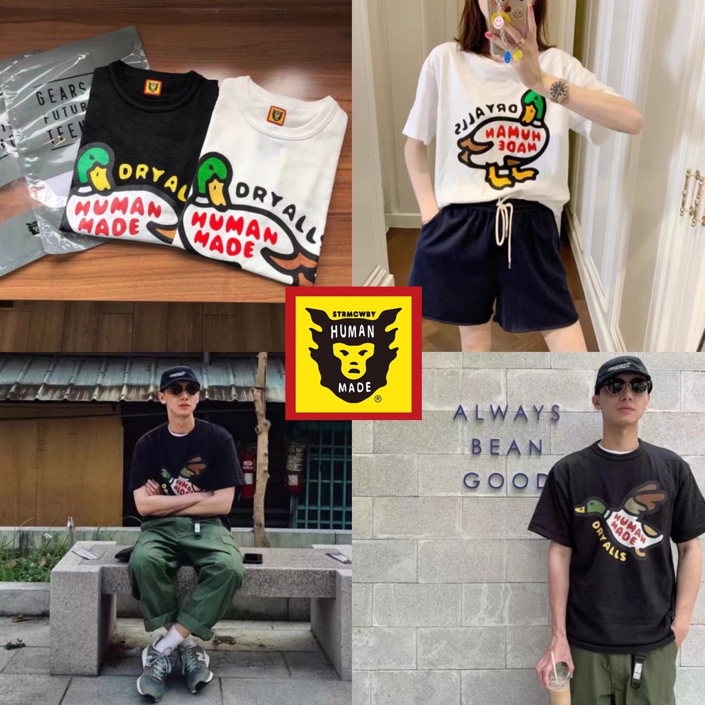 Áo thun unisex nam nữ Human Made Duck form rộng vải cotton 100% cao cấp VNXK ( Ảnh thật )
