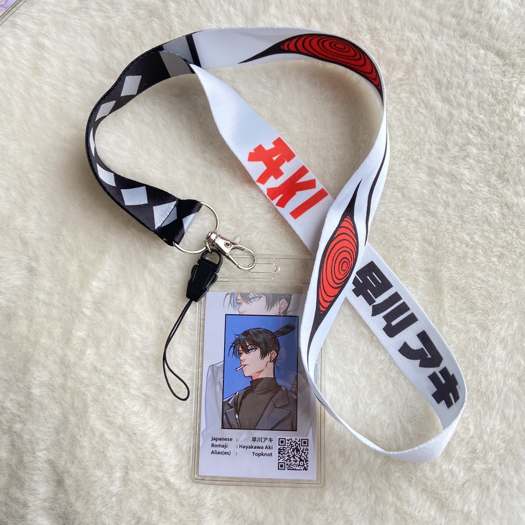 Dây đeo thẻ đeo điện thoại lanyard Chainsaw Man