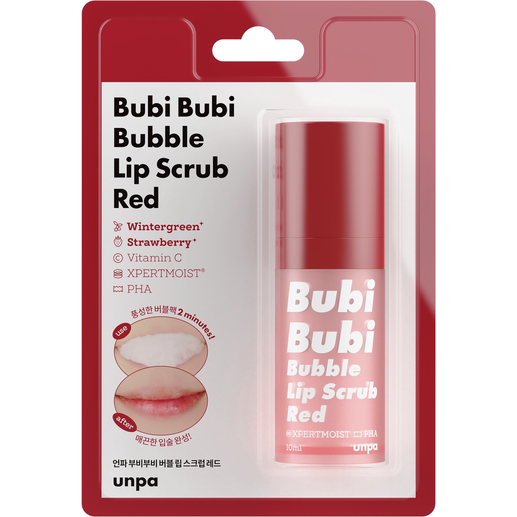 Bộ 3 Sản Phẩm Dưỡng Môi Dưỡng Ẩm Cho Môi Unpa Bubi Bubi Lip(Son3.8g, TTBC10ml, Dưỡng môi10ml)