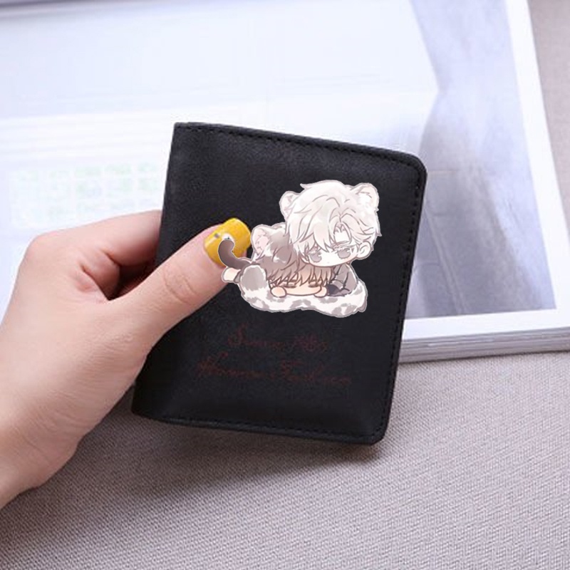 Ví da cầm tay nam nữ in hình Passion BL tiện lợi anime chibi
