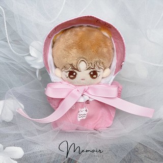Outfit Doll 10cm - Bộ đồ Mèo hồng