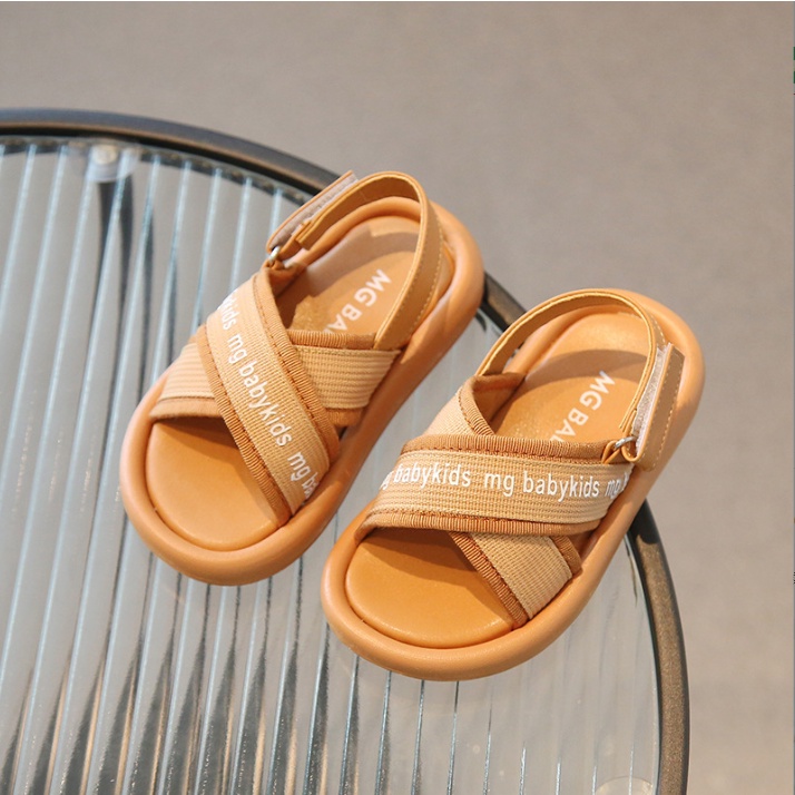 Dép sandal MG BABY quai chéo cho bé 2-6 tuổi đế nhẹ phong cách thời trang