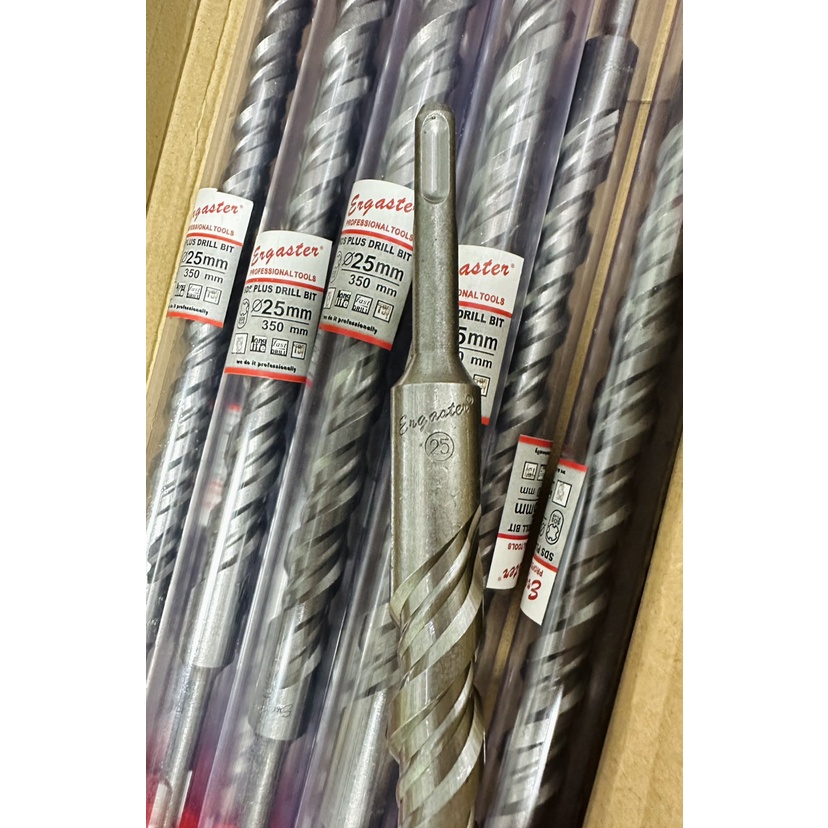Mũi khoan xuyên tường 4 cạnh chuôi gài 10 - 25 dài 350mm Ergaster.