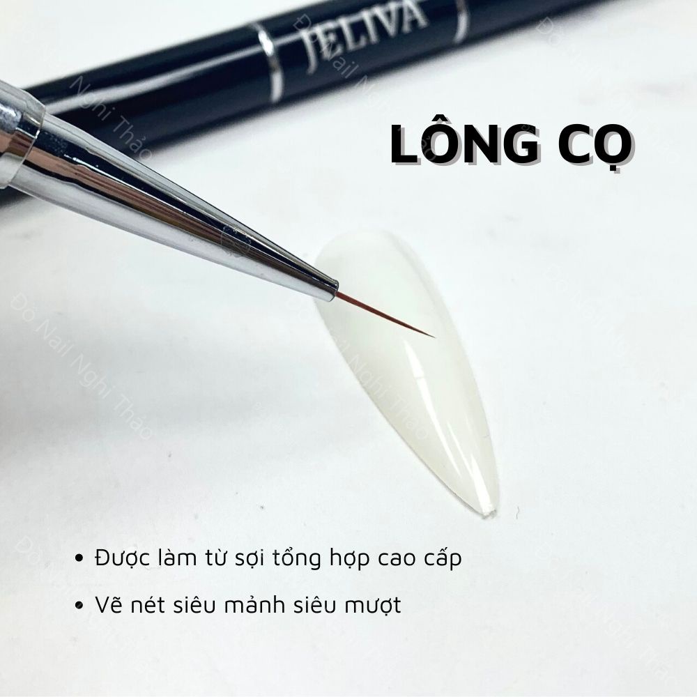 Cọ vẽ nail 2 đầu Jeliva