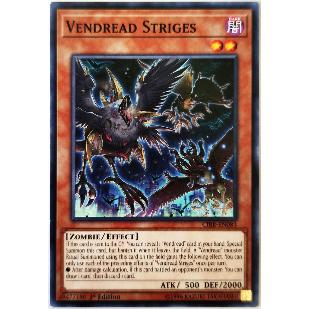 [Thẻ Yugioh] Vendread Striges |EN| Common