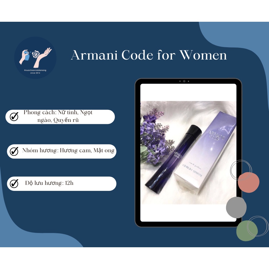 Nước hoa nữ Giorgio Armani Armani Code for Women (75ml)