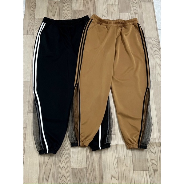 Quần thể thao phối lưới bigsize 68kg-95kg