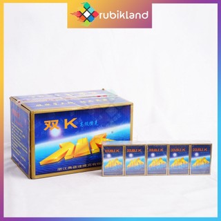 Bài tây giấy double k bài 52 lá giấy đẹp xịn đồ chơi giải trí xả stress - rubik land