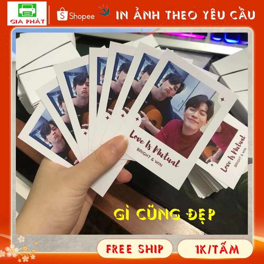 IN ẢNH CHỈ 1K - ẢNH TRÀN VIỀN - Polroid GIÁ RẺ THEO YÊU CẦU - SIỀU BỀN MÀU