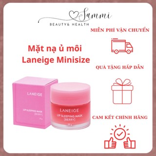 Mặt nạ ủ môi Laneige Minisize 3g Mặt nạ ngủ môi màu hồng chính hãng