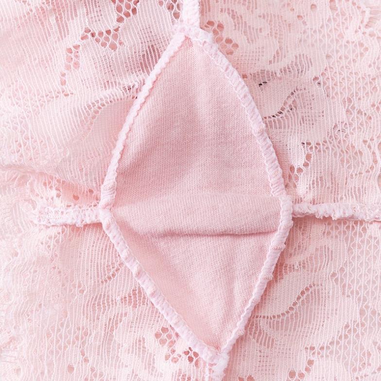 Quần Lót Nữ Ren Hoa Lọt Khe Sexy Gợi Cảm Ôm Dáng Tạo Đường Cong Quyến Rũ Softie 8047