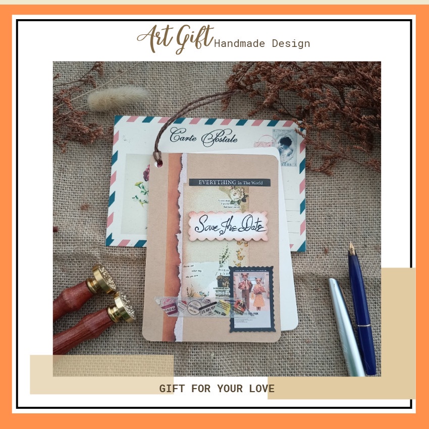 Thiệp Journey Làm Thiệp Sinh Nhật , Kỷ Niệm Chúc Mừng Thiệp Handmade Mang Tính Thẩm Mỹ Cao Art Art Gift