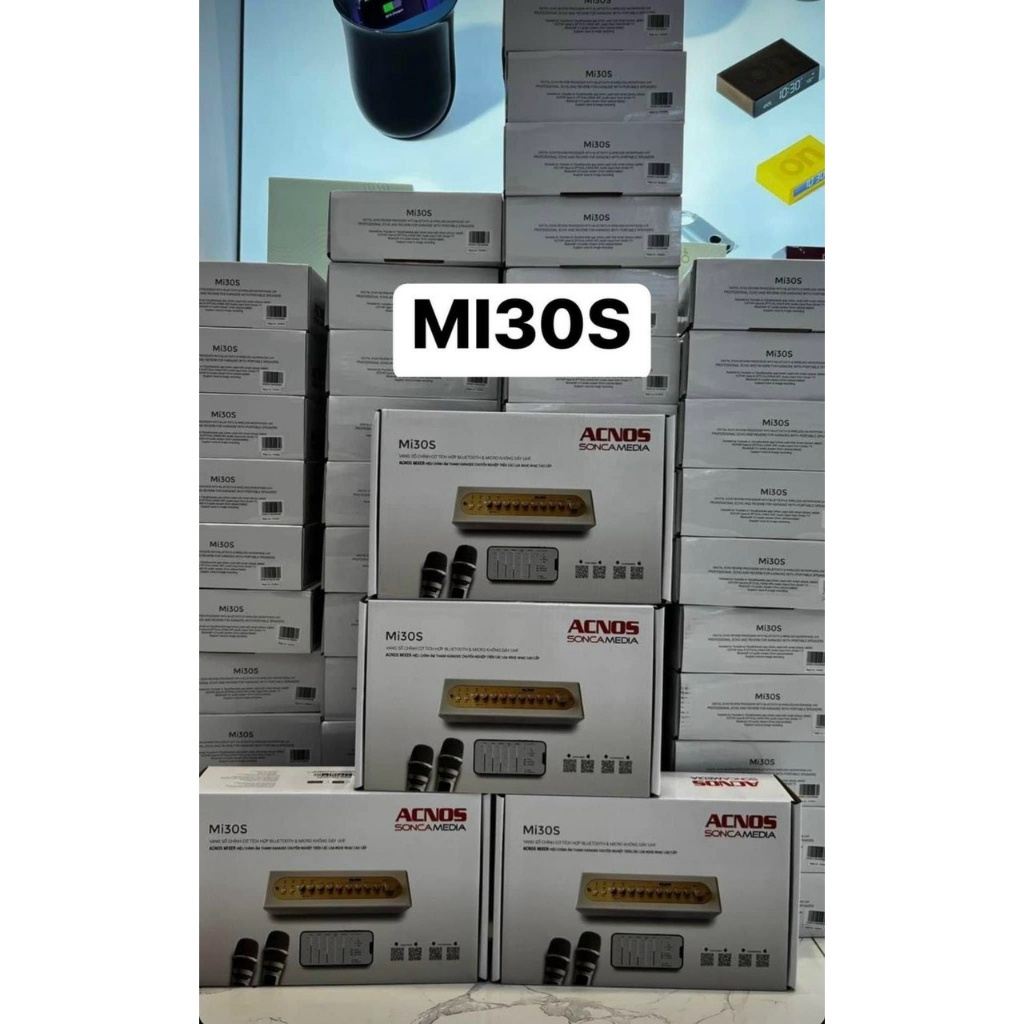 Vang số chỉnh cơ Acnos Mi30U / Acnos Mi30S / Acnos Mi30E / Acnos Mi30 - Kèm 2 micro UHF -  Túi balo mua kèm giá rẻ | BigBuy360 - bigbuy360.vn