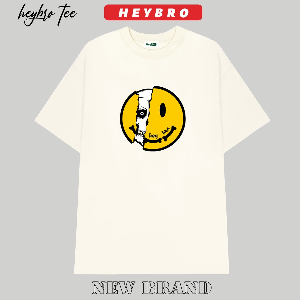 Áo thun nam nữ unisex tay lỡ form rộng oversize Local Brand HEYBRO / ICON