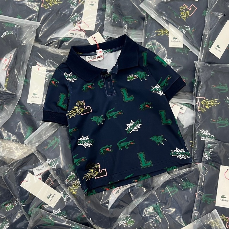 Áo polo ngắn tay LC cho bé trai đi học