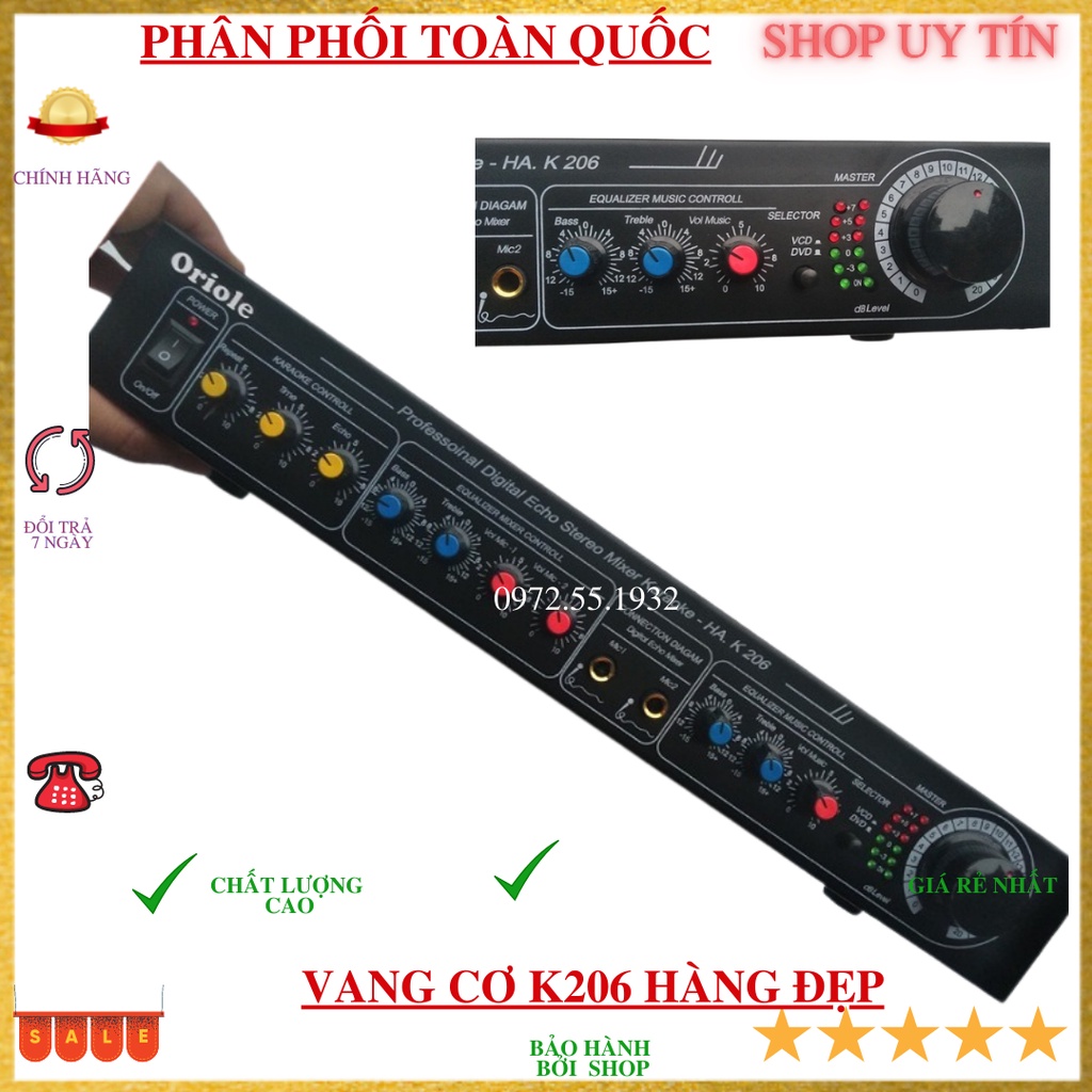 Vang hát karaoke rễ ràng sử dụng nhé tạo vang hay