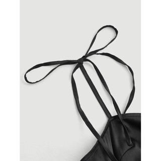 Đầm midi dự tiệc hai dây khoét eo basic [HÀNG ORDER]