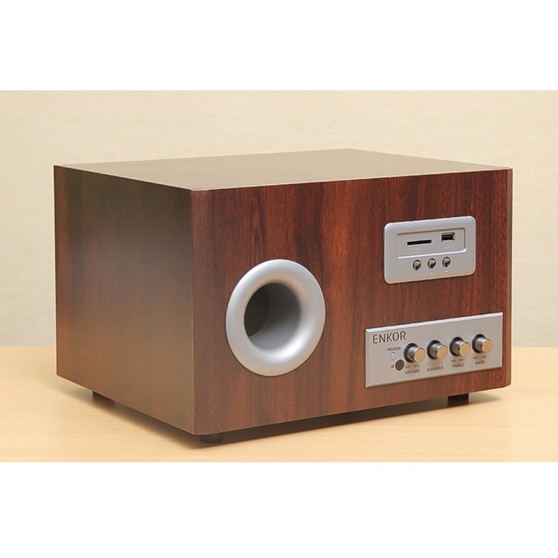 Loa vi tính Bluetooth Enkor S2850 Nâu