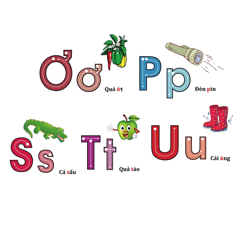 Decal dán tường cho bé phòng ngủ 3d bếp phòng khách Tung Home Decor Chữ Cái TV