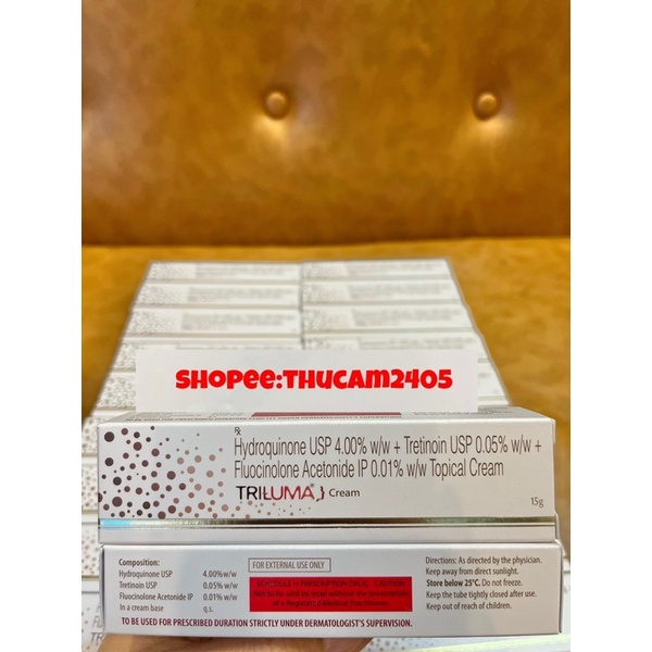 Kem Tri-lu-maaaa cream hỗ trợ giảm nám .