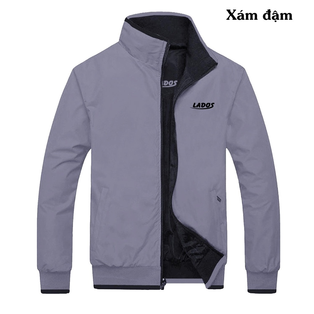 Áo khoác vải dù 2 mặt thời trang LADOS - 22027 Chất dù chống nắng,nước, mặc 2 mặt cực tiện lợi cao cấp