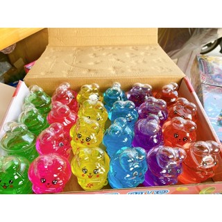 Hộp 24 hũ slime dạng lỏng hình mèo xinh xắn