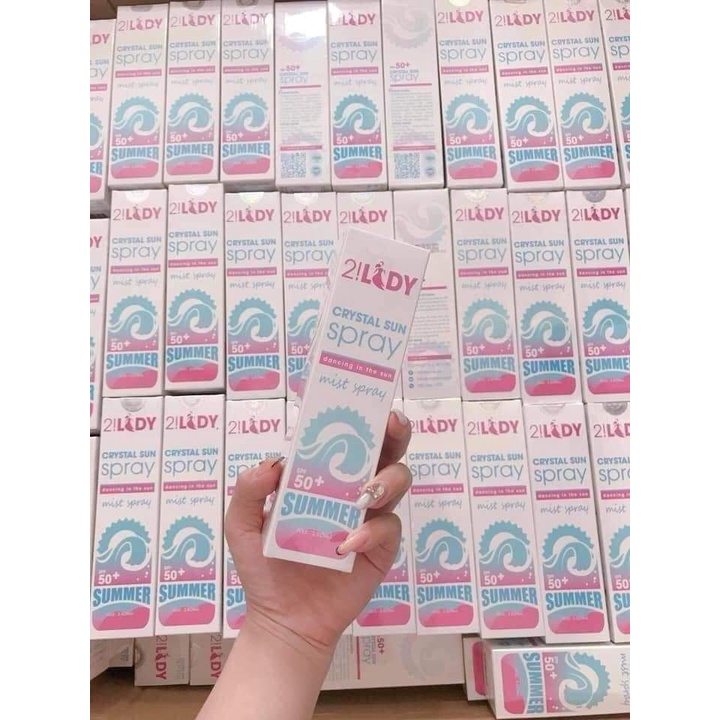 Xịt chống nắng 2!LADY 180ML - MAGIC SKIN