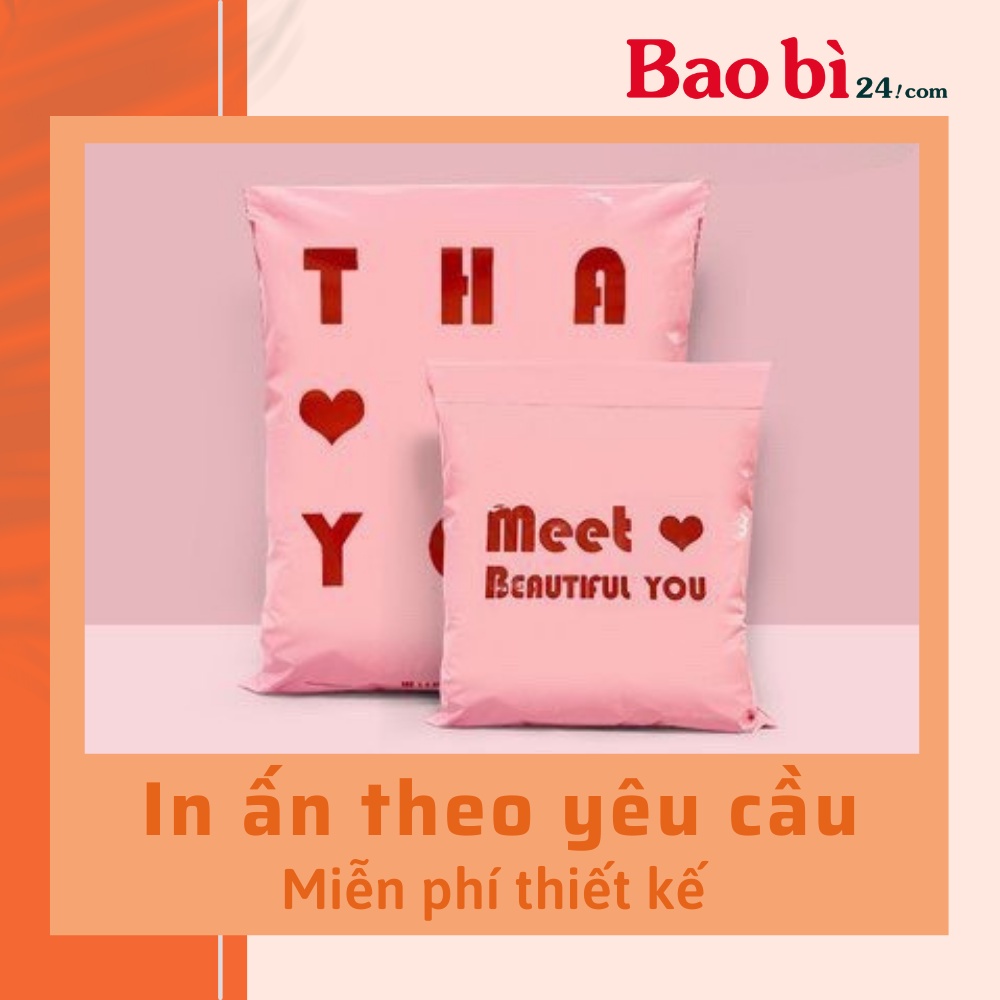 Túi đóng hàng chuyển phát nhanh 38x52 - Túi gói hàng in logo [Chống Thấm Nước] - baobi24.com