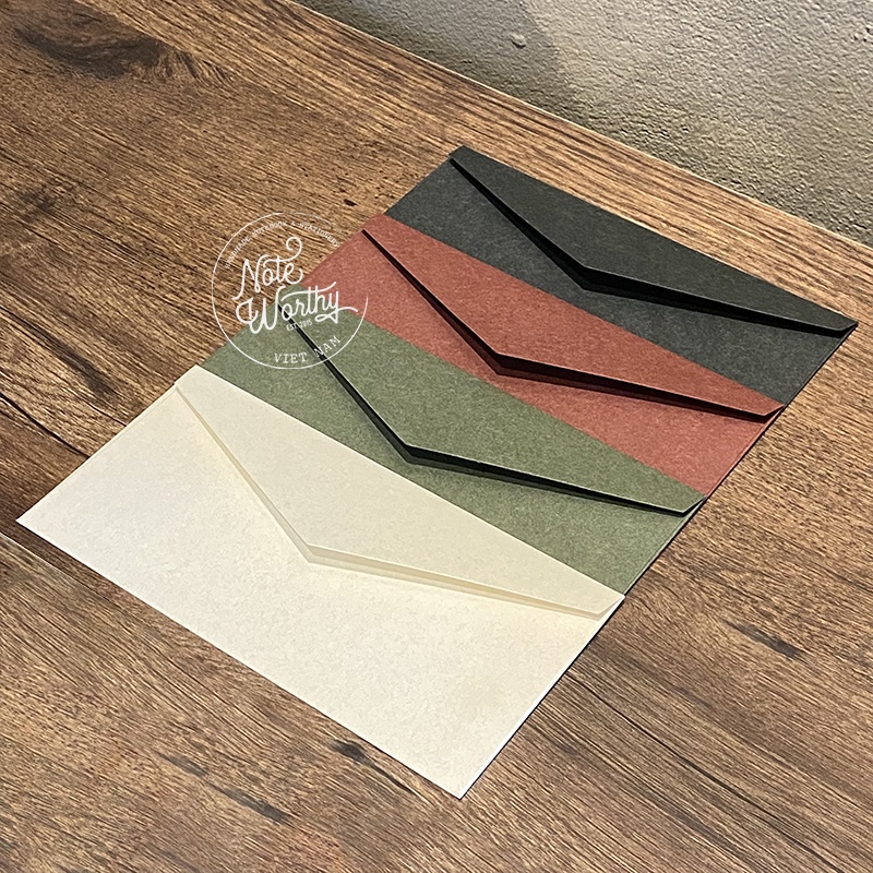 Phong thư cổ điển kèm thiệp viết tay - Noteworthy Classic Handwriting Envenlope