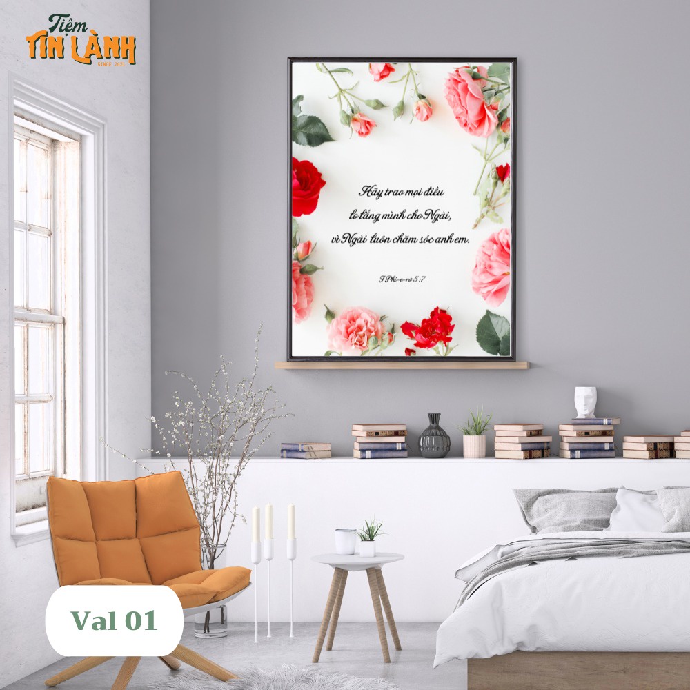 TRANH TƯỜNG LỜI CHÚA VỀ TÌNH YÊU THƯƠNG [20x30]